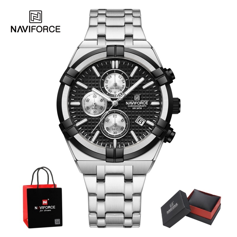 Jewelry For Watches - Jam Tangan Pria NAVIFORCE Quartz Chronograph