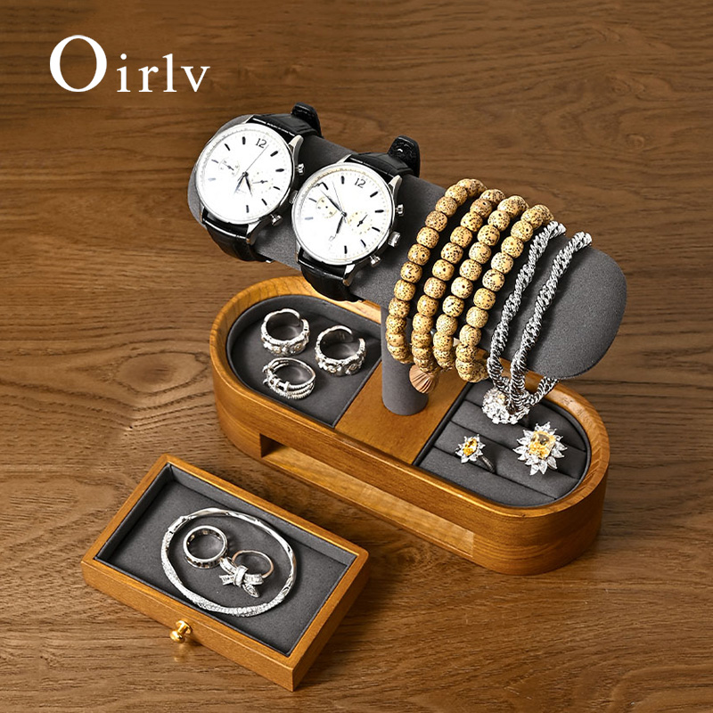Watch Display Box - Oirlv Rak Organizer Jam Tangan Kayu
