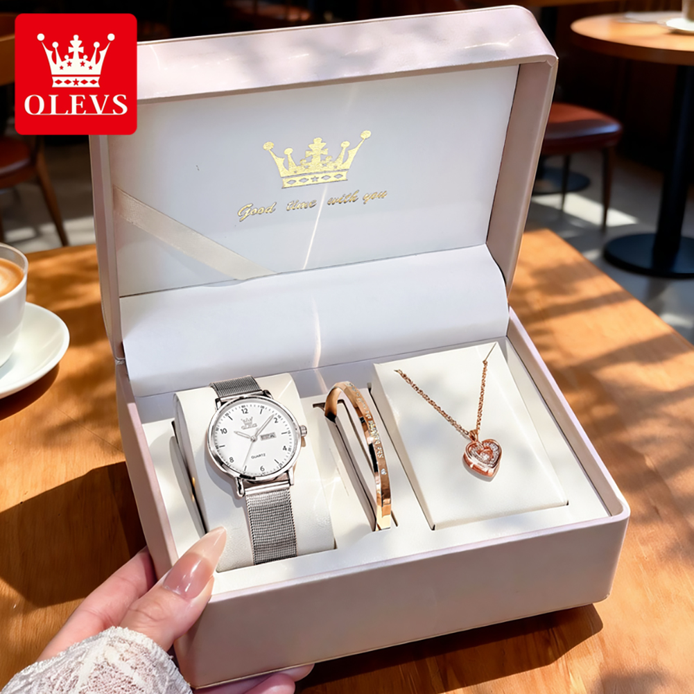 Watch Display Box - OLEVS 2996 Jam Tangan Wanita Jam